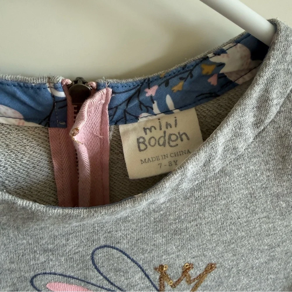 Mini Boden Rabbit Dress - Picture 3 of 4